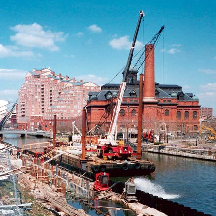 WRA waterfront engineering services for Baltimore Harbor